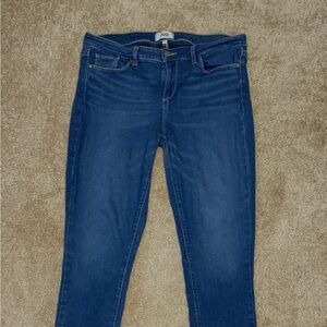 PAIGE Dark Blue Skinny Jeans